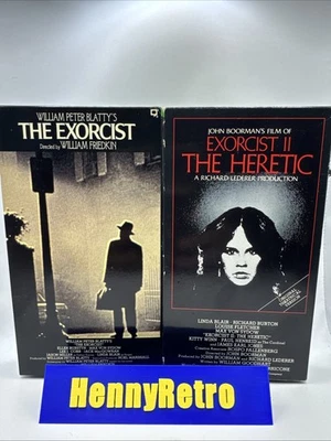 The Exorcist 1&2 The Heretic VHS Horror Theatrical Digitally Processed Collector - Image 1 of 4