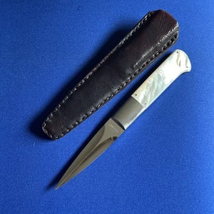 Charles Weiss Custom Knife~ Mother Of Pearl Handle~ Sweet - Picture 1 of 6