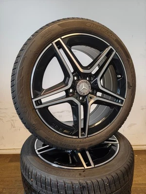 4 Winterräder 225/45R18 Mercedes A B CLA Klasse W177 W247 C118 18" AMG Alufelgen - Bild 1 von 4