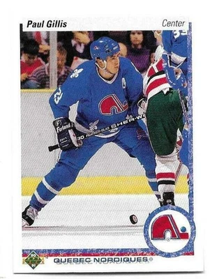 PAUL GILLIS 1990-91 UPPER DECK CARD NEAR MINT+ CONDITION - Image 1 of 2