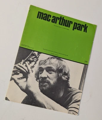 MACARTHUR PARK by Jimmy Webb Sheet Music, Recorded by Richard Harris, 1968 - Image 1 of 3