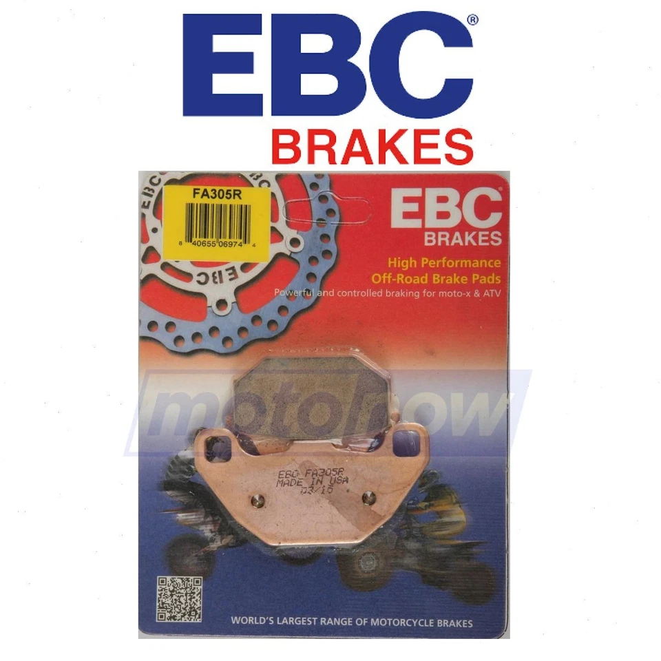 EBC Rear R Series Long Life Sintered Brake Pads for 2003-2004 KYMCO MXER 150 af - Изображение 1 из 4