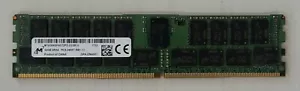 Micron 32GB PC4-2400T 2Rx4 DDR4 ECC Reg DIMM MTA36ASF4G72PZ Server Speicher RAM - Bild 1 von 1