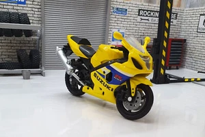 Suzuki GSX-R600 gelb Maßstab 1:18 Motorrad - Bild 1 von 5
