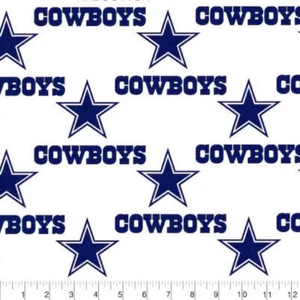 Handmade Placemat Or Table Runner Cowboys White - Picture 1 of 5