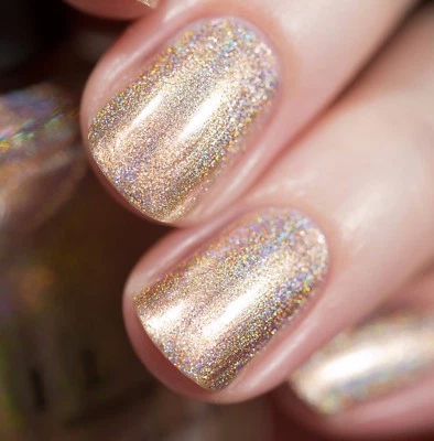 ILNP Countdown – Champagne Gold Holographic Nail Polish - Image 1 of 4