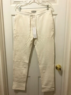 Pantalones blancos de pierna recta Calvin Klein 100 % algodón serie limitada talla mediana nuevos con etiquetas Foto 1 de 4