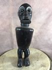 AUTHENTIC AFRICAN TRIBAL ART HAND MADE WOODEN STATUE / MASK/bronze