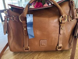 Dooney & Bourke Florentine große Umhängetasche natur gebraucht - Bild 1 von 10