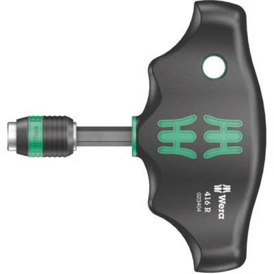 Wera 416 R T-Handle Bitholding Screwdriver With Rapidaptor 05023404001 - Image 1 of 4