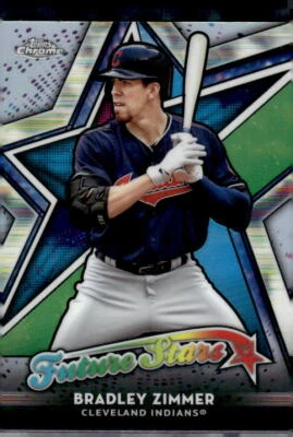 2018 Topps Chrome #FS-5 Bradley Zimmer Future Stars - Image 1 of 2
