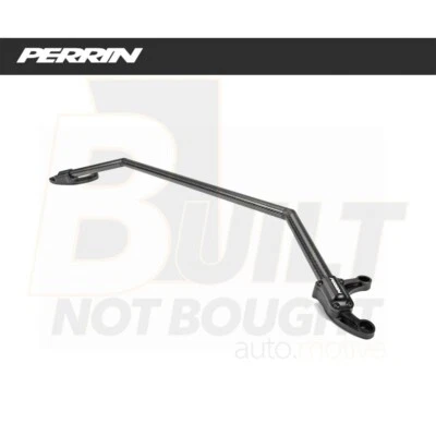 Soporte de barra de puntal delantero de fibra de carbono Perrin para Subaru WRX / STI 2008-21 Foto 1 de 4