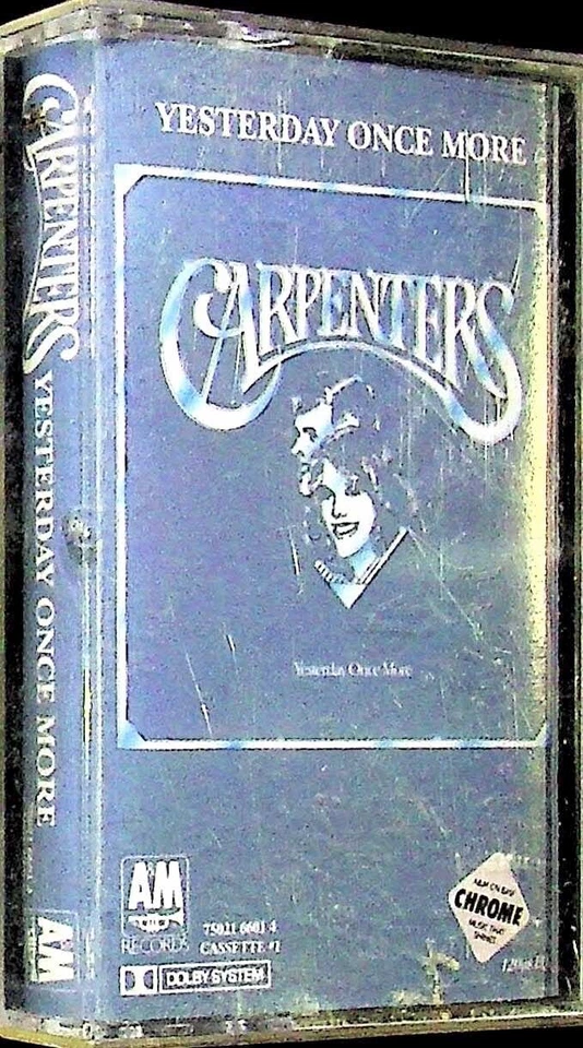 VINTAGE CARPENTERS "YESTERDAY ONCE MORE" CASSETTE TAPE - Image 1 of 3