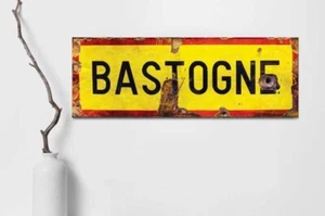 Vintage Style WW2 Bastogne Band Of Brothers 101st Airborne War Sign - Picture 1 of 3