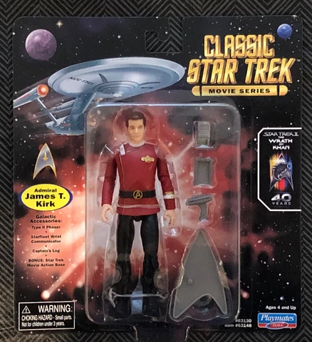 Classic Star Trek Admiral James T. Kirk 5" Action Figure NEW 2022 Playmates Toys Cover