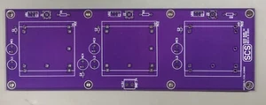 Eine Burn in Platine (blanke Leiterplatte) für 3 größere OCXO wie MV89 OSZILLOQUARTZ 8663-X - Bild 1 von 2