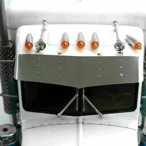 Piastra visiera parasole LESU alluminio metallo per trattore Tamiya King Hauler RC 1/14 camion - Foto 1 di 6