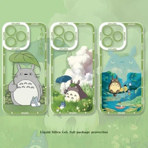 Für iPhone 16 15 14 13 12 11 Pro Max Cartoon Totoro Handyhülle Anime Stoßfest - Bild 1 von 24