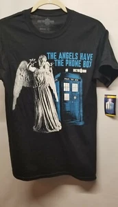 NWT Dr Who Shirt S Tardis Weeping Angel - Picture 1 of 2