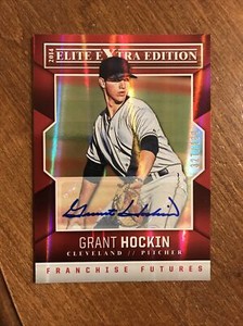 Grant Hockin 2014 Elite Franchise Futures Red Auto #43 Cleveland /499