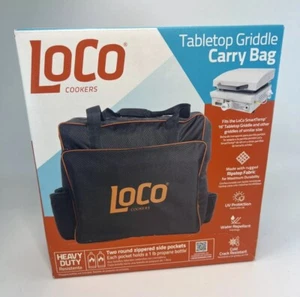 Totalmente Nuevo, Nunca Usado, Todavía en su Caja Loco Cookers Mesa Plancha Bolsa de Transporte - Imagen 1 de 3