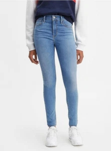 Levi's Women's 720 High-Rise Super Skinny Jeans Blue Sz 24x30 (00 MED) NWT - Picture 1 of 5
