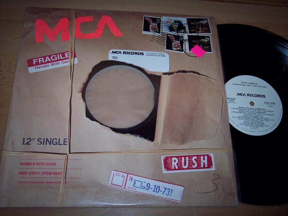 NM 1992 Patti LaBelle When You Love Somebody 12" Single Sample PROMO LP Album Foto 1 de 1