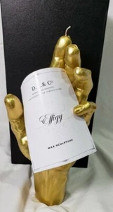 D.L. & Co Gold Effigy VENA AMORIS aka THE HAND Wax Sculpture Candle NIB Rare - Picture 1 of 12