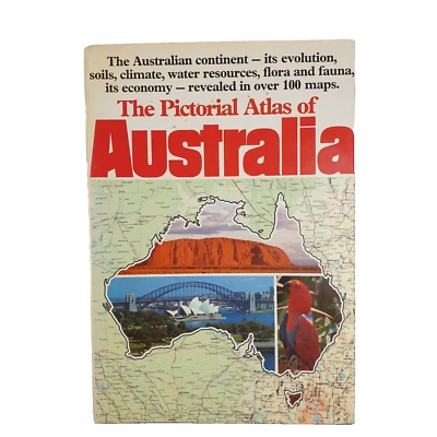 The Pictorial Atlas of Australia by Greg Brinsmead (HC 1977). Maps/Photos, VGC - Image 1 of 4