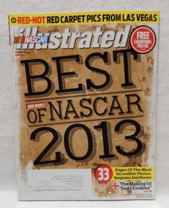 Nascar Illustrated Magazine January 2014 With Poster Never Removed - Picture 1 of 4