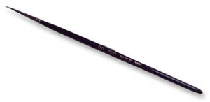 SABLE BRUSH NO.00, BRISTLE MATERIAL SABLE, HANDLE MATERIAL WOOD, O FOR UNBRANDED - Picture 1 of 1