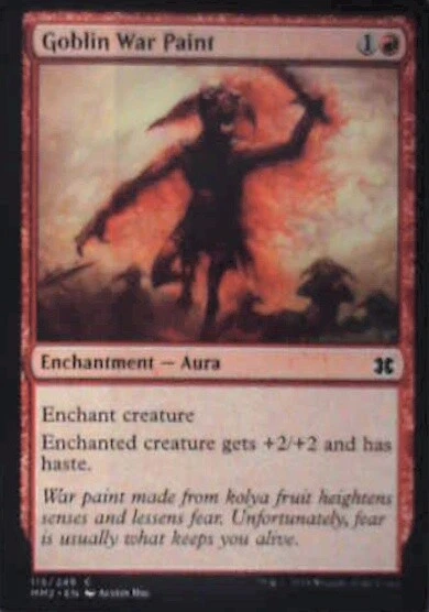 Goblin War Paint - Modern Masters 2015: #115, Magic: The Gathering Nm R163 - Image 1 of 1
