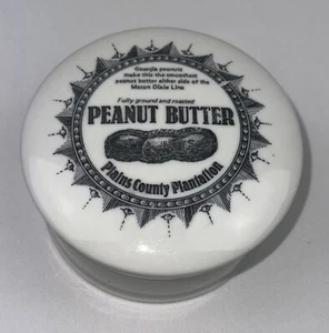 Plains County Plantation Georgia Erdnüsse Erdnussbutter Deckel Werbung Schale - Bild 1 von 15