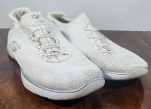 Skechers Summit Triple White Pull On Sneakers Women Size 11 - Picture 1 of 10