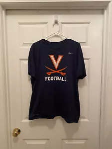 Virginia UVA Cavaliers Football Team Issued Nike Foundation T-Shirt Medium (1) - Picture 1 of 3