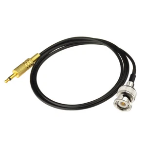 3.5mm mono 1/8" TS plug to BNC male CCTV Camera Monitor antenna RG174 Cable 1M - Picture 1 of 4