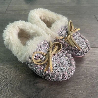 Zapatillas de piel sintética J.Crew Crewcuts Lodge arco iris brillo niño pequeño 8 Foto 1 de 4