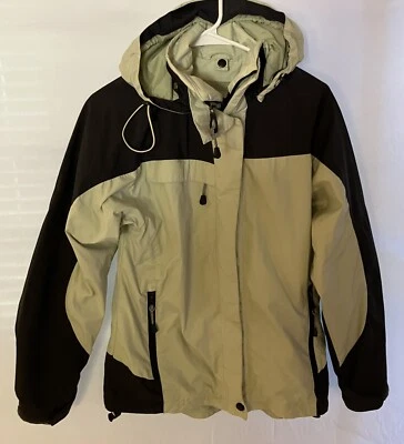 North End Women’s Sm All Climate Wear Sea Foam Green And Black Awesome Coat - Image 1 of 4
