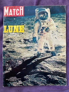 Conquête spaciale : Edition spéciale Paris match du 21 juillet 1969 - superbe - Foto 1 di 14