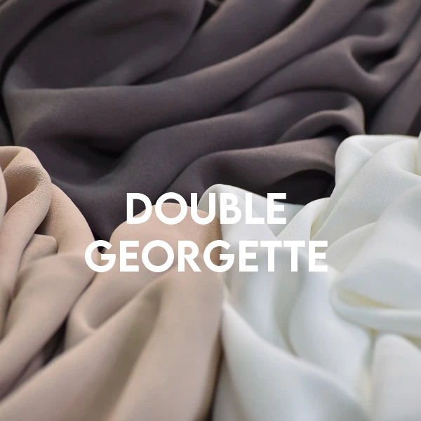 Plain Double Georgette Crepe Fabric Dress Craft Drape Costume Fabric 58" Meter - Image 1 of 1