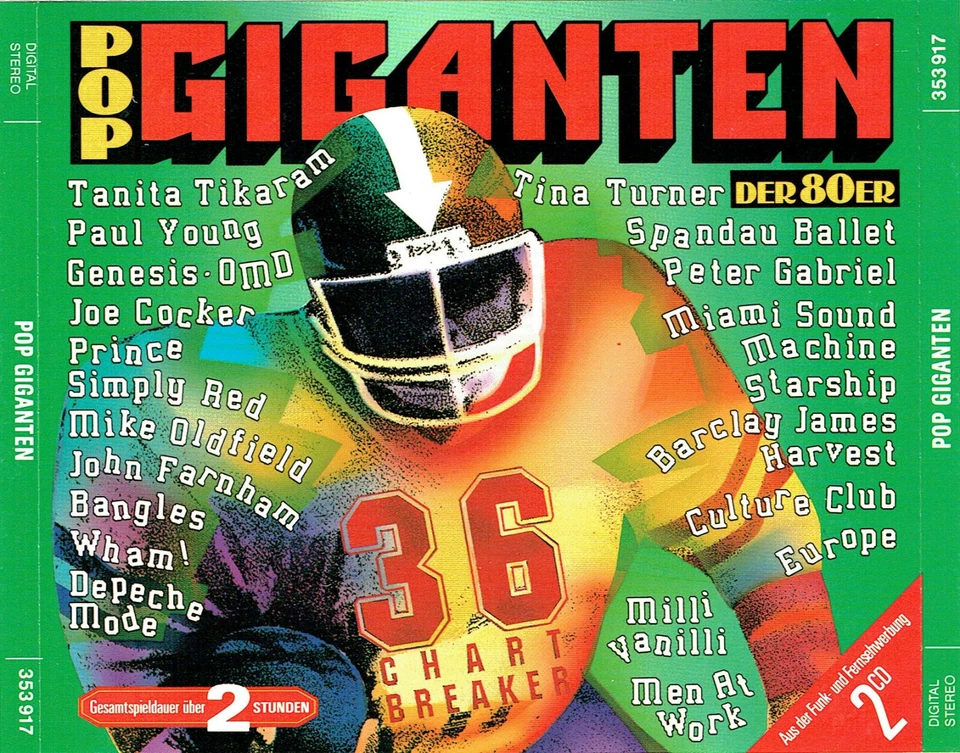 (2CD's) Pop Giganten - Die Superstars Der 80er - Depeche Mode, Mike Oldfield - Bild 1 von 2