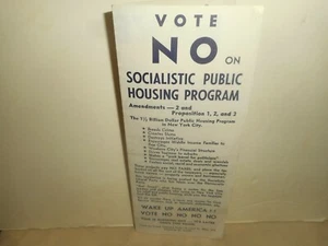 1958 UNITED TAXPAYERS PARTY Election Rally Flyer Brochure Nelson Rockefeller - Picture 1 of 12