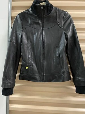 Chaqueta de cuero para mujer Soia & Kyo usada en excelente estado talla XS Foto 1 de 4