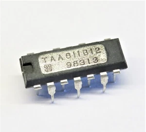 2 Stück TAA611B12 2.1W audio power amplifier QIL14, SGS - Bild 1 von 2