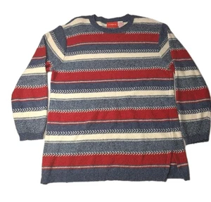 Vintage 90er Liz Claiborne Liz & Co Gr. S rot, mit Etikett, blau, Pullover - Bild 1 von 6