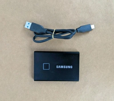 Unidad de estado sólido SSD externa portátil Samsung T7 Touch 2 TB EN MUY BUEN ESTADO+ PROBADA Foto 1 de 3