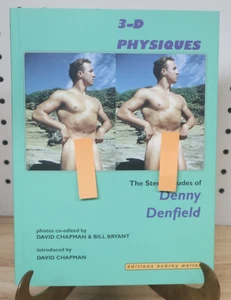 3-D PHYSIQUES Gay Men Photo Art Book Stereo Nudes of Denny Denfield W/ Glasses - Picture 1 of 7