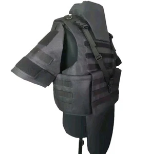 Multifunktionale dicke schützende Plattenträgerweste mit militärischem MOLLE-System - Bild 1 von 7
