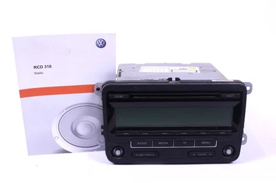 VW CD Autoradio Low EU BVX 1K0035186 AA Touran Tiguan + Code/Anleitung Blaupunkt - Bild 1 von 3