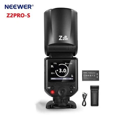 NEEWER Z2PRO-S 2.4G TTL 1/8000s HSS Round Head Flash Speedlite for Sony Camera - Image 1 of 4